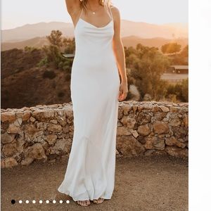 Show Me Your Mumu Tuscany Maxi Slip Dress Size M